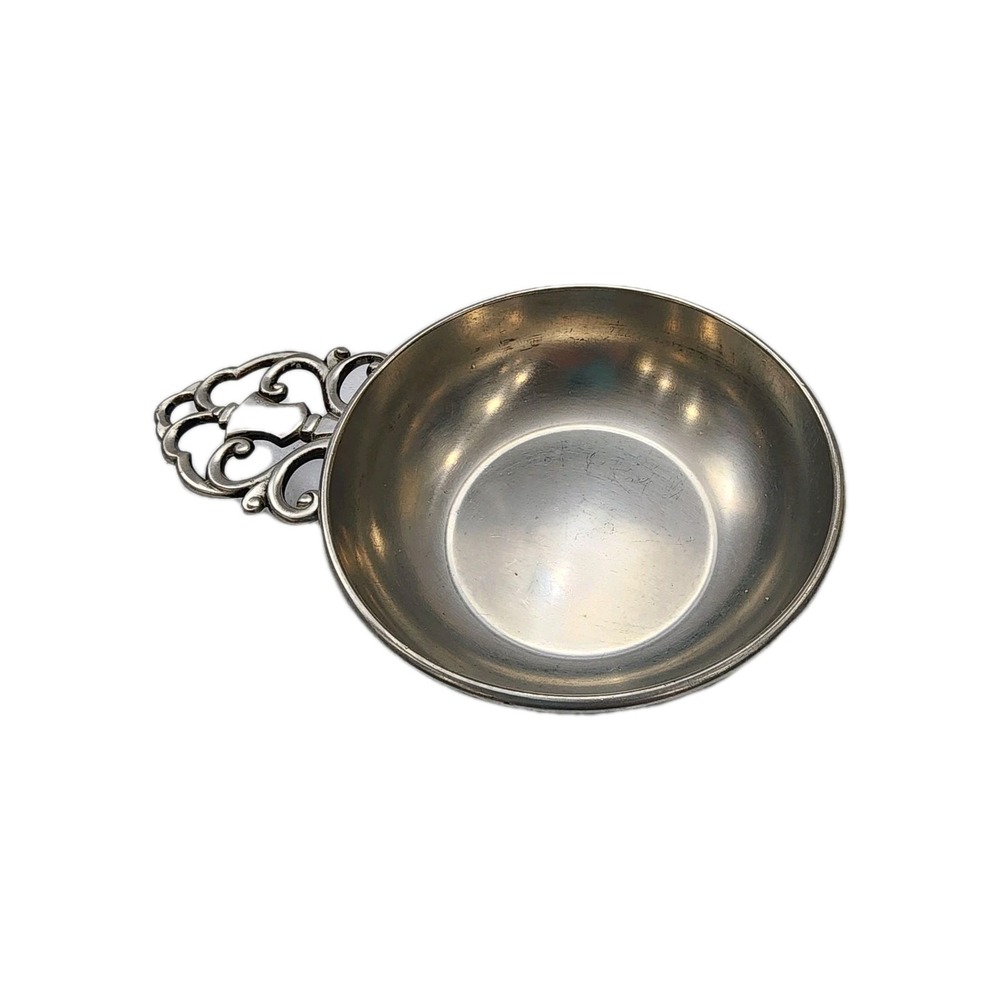 KMD Royal Holland Pewter Porringer Bowl Daalderop, Holland Vintage